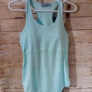 Athleta Razorback Aqua Top